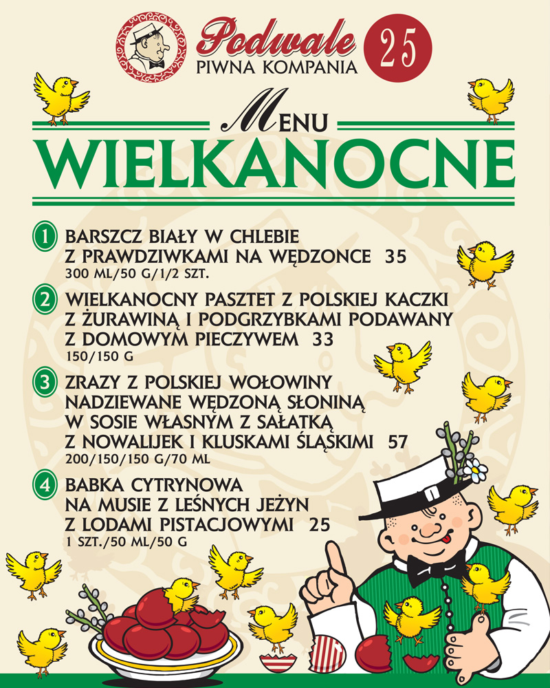 Menu Wielkanocne już na naszych stołach!